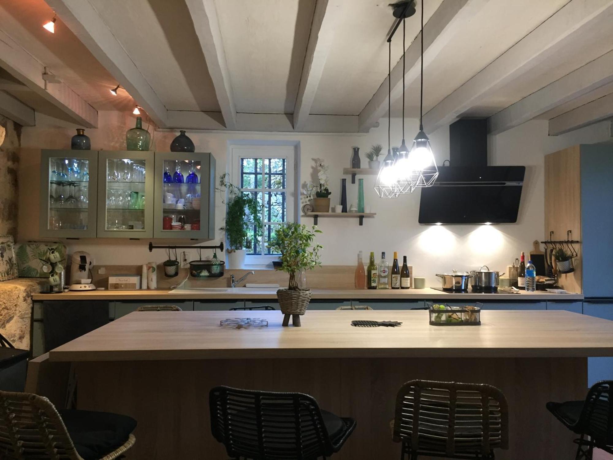 Maison De Campagne Avec Piscine Béduer 外观 照片
